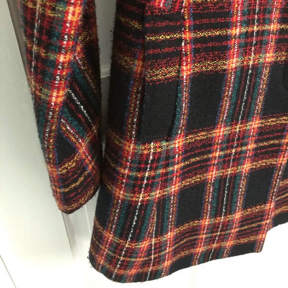 Vintage plaid tapestry coat - Picture 4 of 7